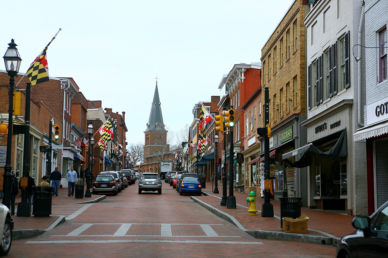 Annapolis, Maryland, community view accompanying the local property-loss and restoration guide