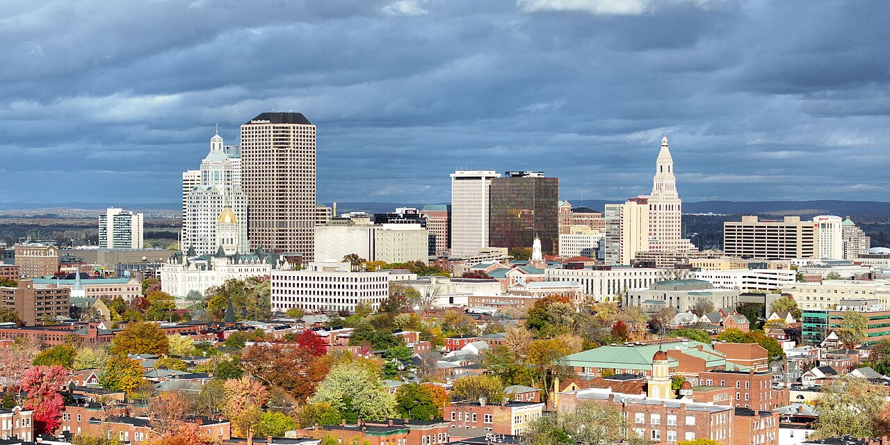 Hartford, Connecticut, community view accompanying the local property-loss and restoration guide