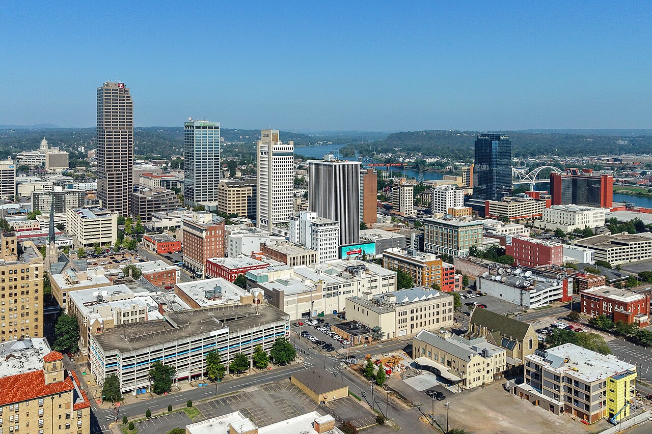 Little Rock, Arkansas, community view accompanying the local property-loss and restoration guide