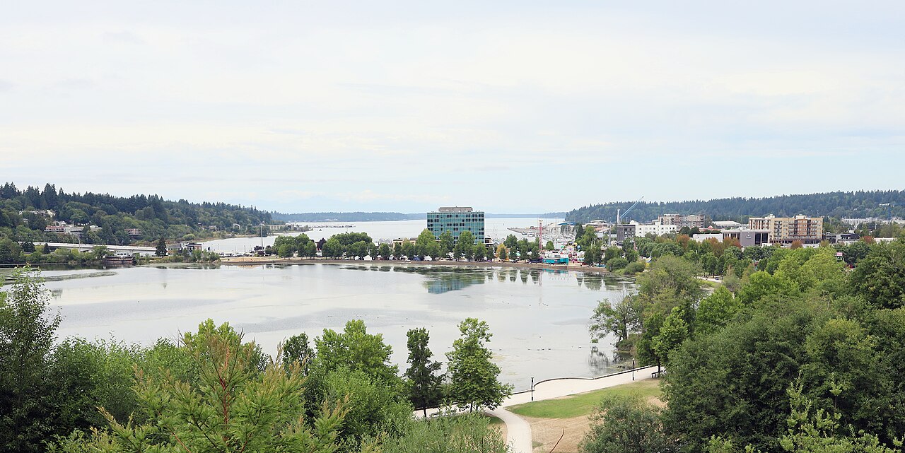 Olympia, Washington, community view accompanying the local property-loss and restoration guide